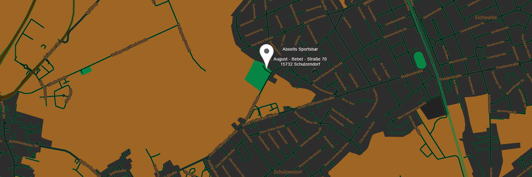 Hier findet ihr die Sportsbar Abseits